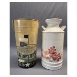 2 - Rustic decorative metal bucket 12ï¿½