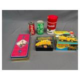 Kodacolor kids puzzle, Carhartt tin