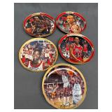5 - Basketball collectors plates, A miracle finish