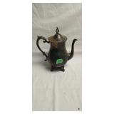 Silver plate teapot 10.25' tall