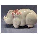 Ceramic pig bank 6.5ï¿½ x 13ï¿½
