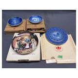 4 - Copenhagen B&G porcelain decorative plates