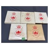 5 - Copenhagen Porcelain B&G decorative plates