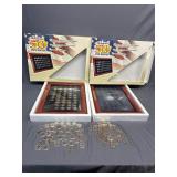 2 - Americaï¿½s 50 state quarters wood frames