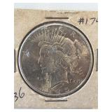 1925 Peace Silver Dollar