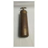 Vintage brass fire extinguisher 13.5' long