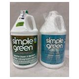 2 - Simple green cleaners 1 gallon