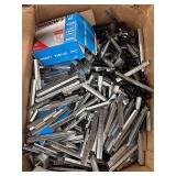 Box of staples, socket head cap screws