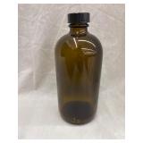 2 - Boxes Standard amber glass bottles 16 Oz