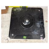 Flag anchor plate weight 18ï¿½ x 18ï¿½