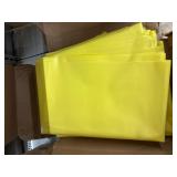 Box of yellow hazardous waste bags