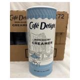 24 -12 Oz Cafe delight non-dairy creamer canisters