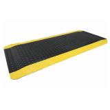 Antifatigue Mat: Diamond Plate, 3 ft x 4 ft,