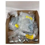 Vertical ladder tray splice plates, hex nuts