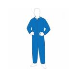 25 - Collared Disposable blue Coveralls 3XL