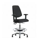 ESD Task Chair: Vinyl, Ht Range 26' to 36'