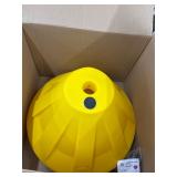 Portable Sidewalk sign holder base, yellow XL