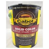 Cabot Solid Color Acrylic Stain & Sealer 1 Gallon