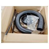 Exhaust fume vent pipe setup