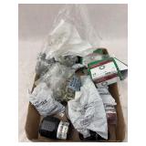 Box of assorted hardware includes, flat washers