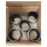 5 - Black pipe nipples 3ï¿½ x 3ï¿½