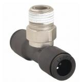 Box of LEGRIS Push-Fit Tee Fitting:1/4'x1/4'x1/4'