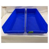2 Storage organizer bins 8ï¿½ x 23.5ï¿½