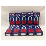 (10) Abus Security Pad Locks