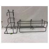 2 - Metal racks 18.75ï¿½ x 6.25ï¿½, 13ï¿½ x 6.75ï¿½