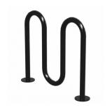 Bike Rack: Wave Rack, 5 Bikes, Powder Coated,
