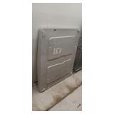 Two plastic bulk tote lids 41' x 49'