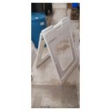 Simposign II A frame sign holder 36' tall