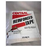 Central reinforced water activated tape