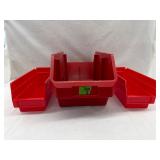 (3) Stackable Plastic Bins
