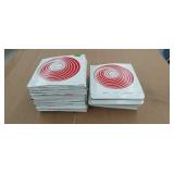 21 boxes of Honeywell circular charts