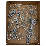 Wire Rope Cable Clips & Carabiner Snap