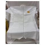 Disposable white lab coats