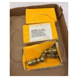 3 - Brass flared fitting elbows 1/2ï¿½