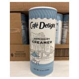 24 -12 Oz Cafe delight non-dairy creamer canisters