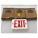 3-EV-Led Exit Signs model EVEURWE Battery Type