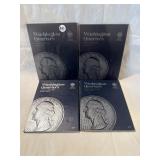 4 - Whitman Folders Washington Quarters 1932-2008