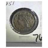 1851 Large Cent
