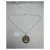 Sterling Necklace & Pendant 17 Gr.