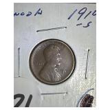 1910-S Lincoln Cent
