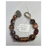 Vintage Murano Italy Beaded Bracelet