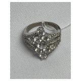 Sterling Cocktail Ring ï¿½ Size 8