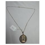 Sterling Necklace & Pendant 17 Gr.
