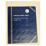 1909-1940 Partial Lincoln Cent Set