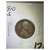 1910-S Lincoln Cent