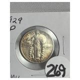 1929-D Standing Liberty Quarter